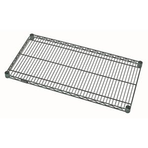 Quantum Food Service 60x24 Green Epoxy Wire Shelf - 2460P