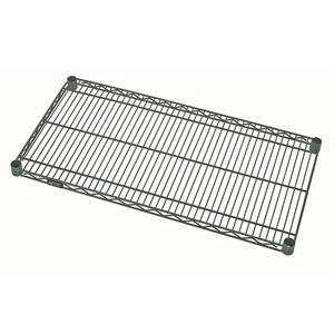 Quantum Food Service 36x24 Green Epoxy Wire Shelf - 2436P