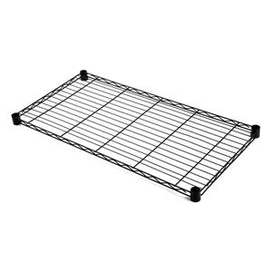 Quantum Food Service 36x18 Black Epoxy Wire Shelf - 1836BK