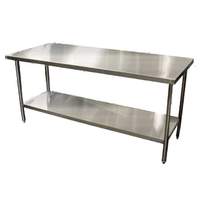 Winholt 36x30 (304) Stainless Steel Work Table w/ Open Undershelf - DTS-3036