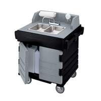 Cambro Mobile Hand Sink Cart With Two Compartment Sink - KSC402426