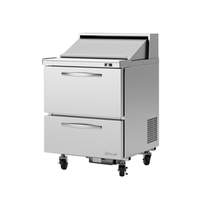 Turbo Air PRO Series 28in Sandwich Prep Cooler with 2 Drawers - PST-28-D2-N 