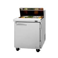 Turbo Air PRO Series 28in Sandwich Prep Cooler with Solid Door - PST-28-N(-L) 