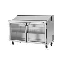 Turbo Air PRO Series 60in Sandwich/Salad Prep Cooler with Glass Doors - PST-60-G-N 