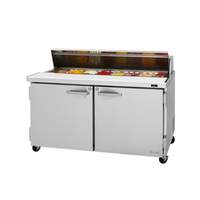 Turbo Air PRO Series 60in Sandwich/Salad Prep Cooler with Solid Doors - PST-60-N 
