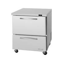 Turbo Air PRO Series 28in Undercounter Refrigerator with 2 Drawers - PUR-28-D2-N 