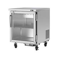 Turbo Air PRO Series 28in Undercounter Refrigerator with Glass Door - PUR-28-G-N(-L) 