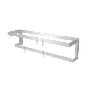 GSW USA PR-WM4 46" Stainless Steel Double-Bar Wall Mount Pot Rack