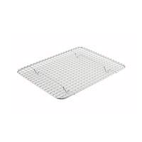 Winco 8"x10" Chrome Plated Half Size Wire Pan Grate - PGW-810