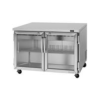 Turbo Air PRO Series 48in Undercounter Refrigerator with 2 Glass Doors - PUR-48-G-N 