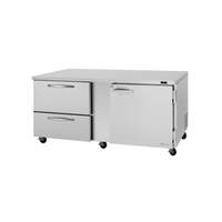 Turbo Air PRO Series 72in Undercounter Refrigerator with 2 Drawers - PUR-72-D2R(L)-N 