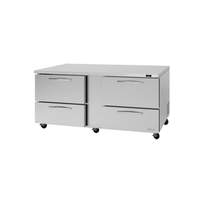 Turbo Air PRO Series 72in Undercounter Refrigerator with 4 Drawers - PUR-72-D4-N 