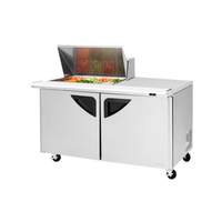 Turbo Air Super Deluxe 60in Refrigerated 12 Pan Mega Top Prep Table - TST-60SD-12M-N 