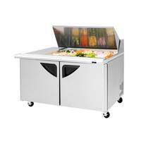 Turbo Air Super Deluxe 60in Refrigerated 18 Pan Mega Top Prep Table - TST-60SD-18M-N(-LW) 