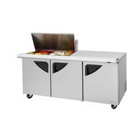 Turbo Air Super Deluxe 72in Refrigerated 15 Pan Mega Top Prep Table - TST-72SD-15M-N 