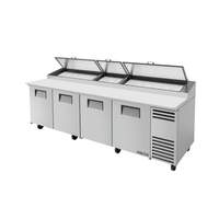 True 120in Pizza Prep Table with 4 Doors - TPP-AT-119-HC 