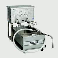 Pitco 55 lb Capacity Mobile Reversible Pump Fryer Filter - RP14