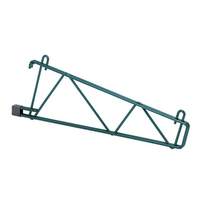 Quantum Food Service 18" W Shelves Store Grid Shelf Support Bracket Green - SG-CS18P