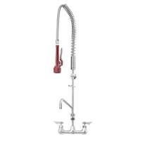 Krowne Metal Diamond Series Pre-Rinse Wall Mount Faucet with 12in Spout - DX-109 