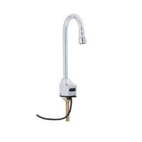 T&S Brass Chekpoint Electronic Deck Mount Gooseneck Faucet - EC-3100-BA 