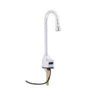 T&S Brass Chekpoint Electronic Deck Mount Faucet w/ Laminar Controls - EC-3100-LF22