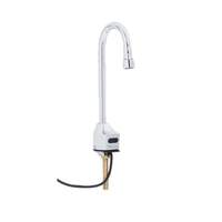 T&S Brass Chekpoint Electronic Deck Mount Rigid Gooseneck Faucet - EC-3100-VF05