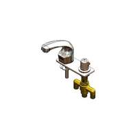 T&S Brass Chekpoint Electronic Deck Mount 4"Center Single Hole Faucet - EC-3102-SMT4 