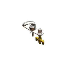 T&S Brass Chekpoint Electronic Deck Mount 8"Center Single Hole Faucet - EC-3102-SMT8V05 