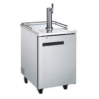 Falcon Food Service 24" Single Keg Draft Beer Cooler w/ Stainless Steel Exterior - ADD-1SS
