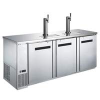 Falcon Food Service 90" (4) Keg Draft Beer Cooler w/ Stainless Steel Exterior - ADD-4SS