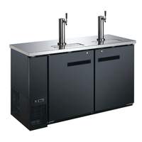 Falcon Food Service 60" Direct Draw Draft Beer Cooler w/ Black Vinyl Exterior - ADD-60