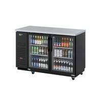 Turbo Air Super Deluxe 59in Back Bar Cooler with Glass Doors - TBB-2SGD-N 