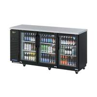 Turbo Air Super Deluxe 72in Narrow Depth Back Bar Cooler with Glass Doors - TBB-24-72SGD-N 
