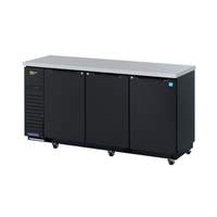 Turbo Air Super Deluxe 72in Narrow Depth Back Bar Cooler with Solid Doors - TBB-24-72SBD-N 