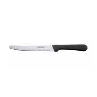 Winco Round Tip Steak Knives with Back Plastic Handle - 1dz - K-50P 