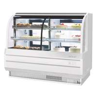 Turbo Air 61" Combi Dry & Refrigerated Bakery Case w/ 4 Shelves - TCGB-60CO-W(B)-N