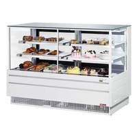 Turbo Air 61in Combination Refrigerated Glass Display Case - TCGB-60UF-CO-W(B)-N 