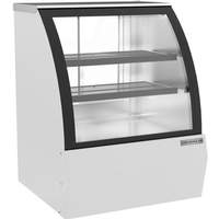 beverage-air 37in Curved Glass White Refrigerated Deli Case - CDR3HC-1-W 