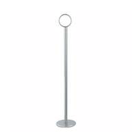 Winco 12in Chrome Plated Stainless Steel Menu Stand / Table Stand - TBH-12 