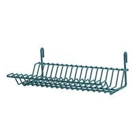 Quantum Food Service 3-1/2"W x 8-1/2"D Green EpoxyStore Grid Lid/Tray Drying Rack - SG-LH1384P