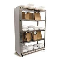 Nemco 42in Wide Electric Heated To-Go Shelf with 3 Shelves - 6302-3 