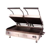 Star Pro-Max® 2.0 28" Wide Smooth Cast Iron Double Panini Grill - PSC28I