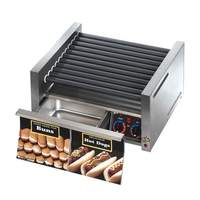 Star Grill Max 30 & 32 Buns Hot Dog Stadium Seating Roller Grill - 30STBDE