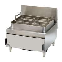 Star-Max Countertop 30lb 70KBTU Twin Basket Gas Fryer - Nat - 630FF 