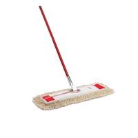 Libman Commercial 24in Machine Washable Dust Mop with Red Steel Handle - 922 