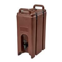 Cambro Camtainer 4-3/4 Gallon Beverage Dispenser - Dark Brown - 500LCD131