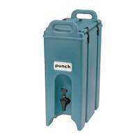 Cambro 4-3/4 Gallon Camtainer Beverage Dispenser - Slate Blue - 500LCD401