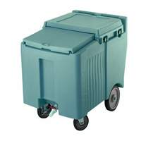 Cambro SlidingLid Slate Blue Portable Ice Caddy w/ 125lb Capacity - ICS125L401