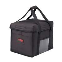 Cambro GoBag 15in Black Sandwich Delivery Bag with Straps - GBD151212110 