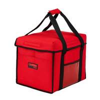 Cambro GoBag 15" Red Sandwich Delivery Bag w/ Straps - GBD151212521